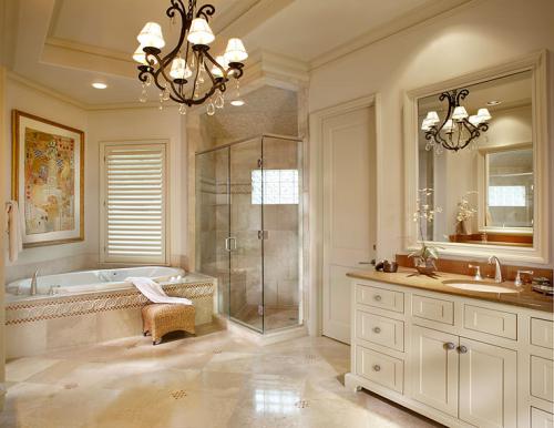 Residential Bath Designed by GST Interiors